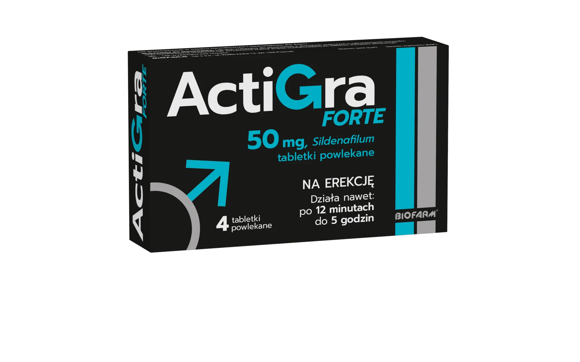 Actigra Forte 50 mg 4 tabletki