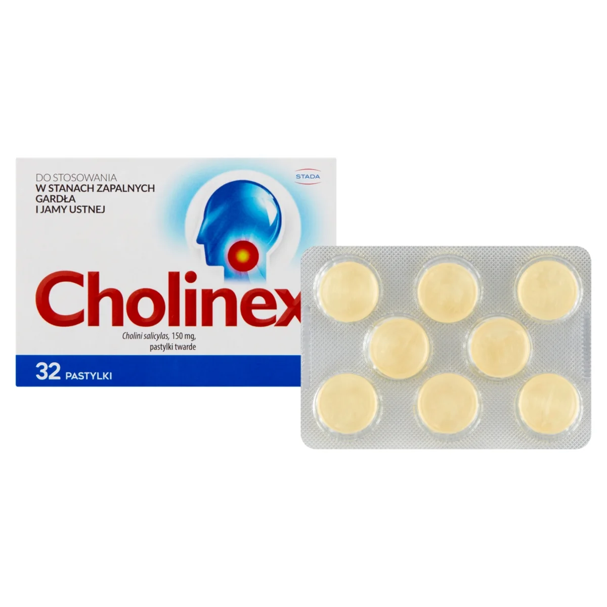 Cholinex 150 mg 32 pastylki twarde