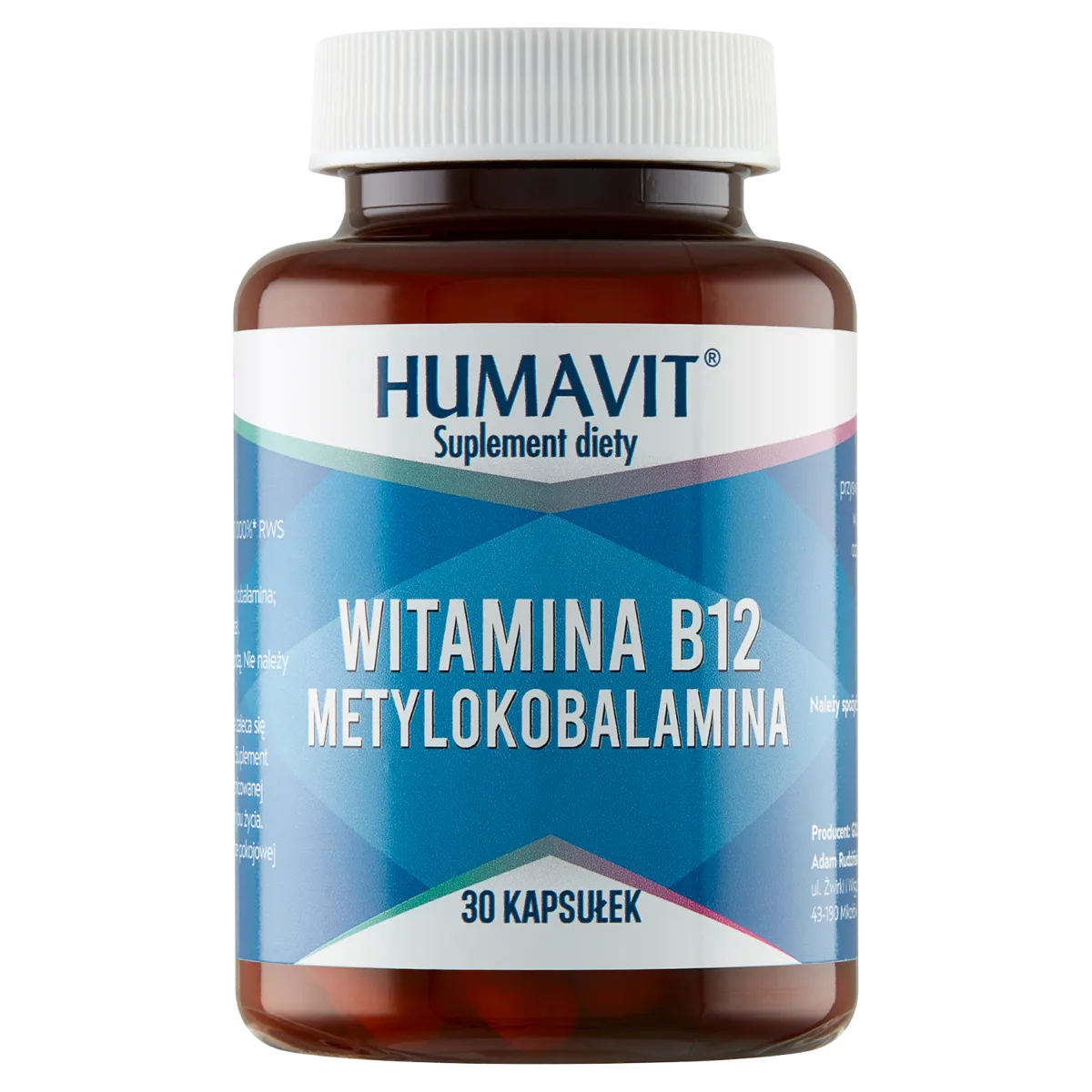 Humavit Witamina B12, suplement diety, 30 tabletek