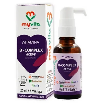 MyVita Witamina B-Complex, suplement diety, krople, 30 ml