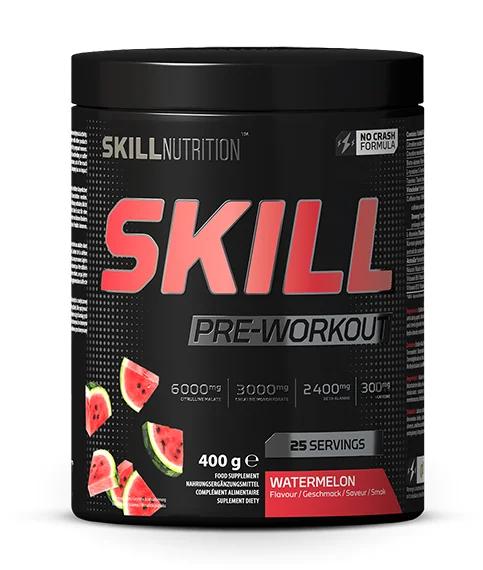 Skill Pre-Workout watermelon, proszek, 400 g