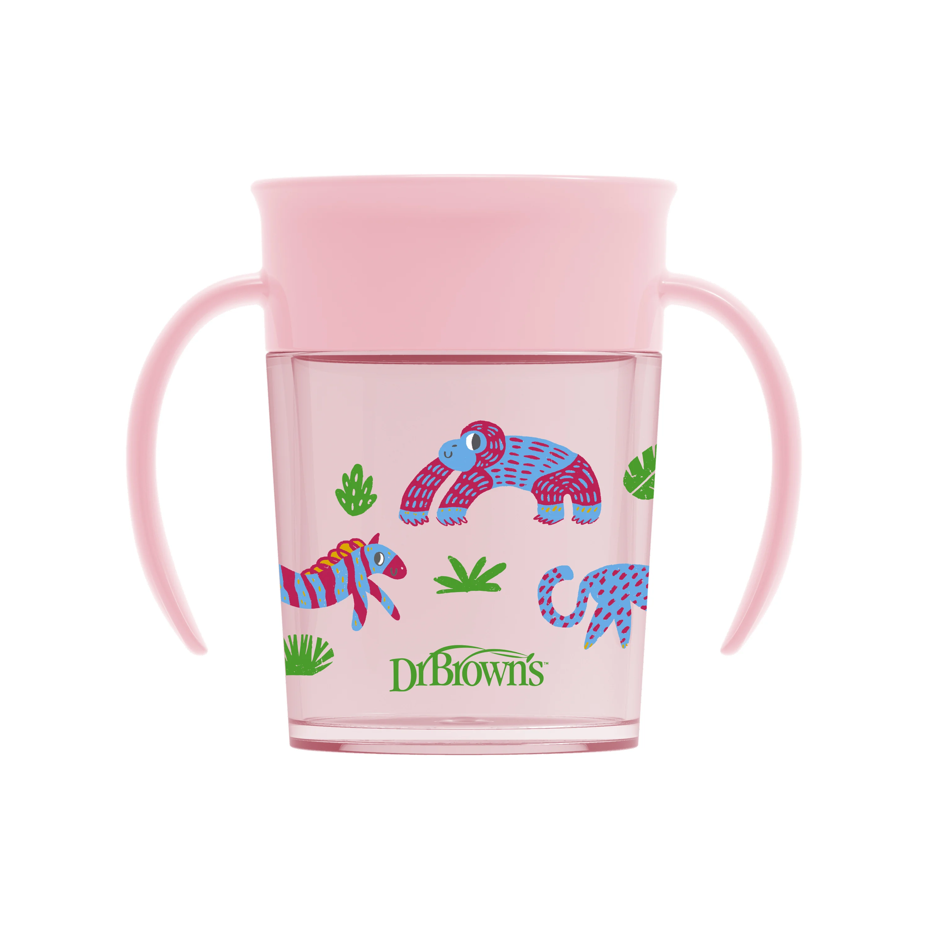 Dr Brown's Kubek 200 ml 360° Picie jak ze szklanki różowy, 1 sztuka