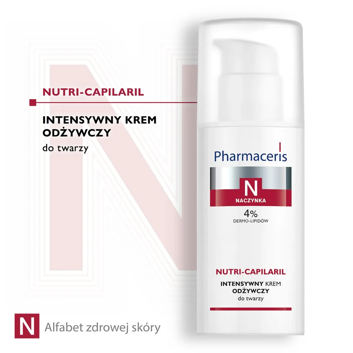 Pharmaceris N Nutri-Capilaril, intensywny krem odżywczy do twarzy, 50 ml 