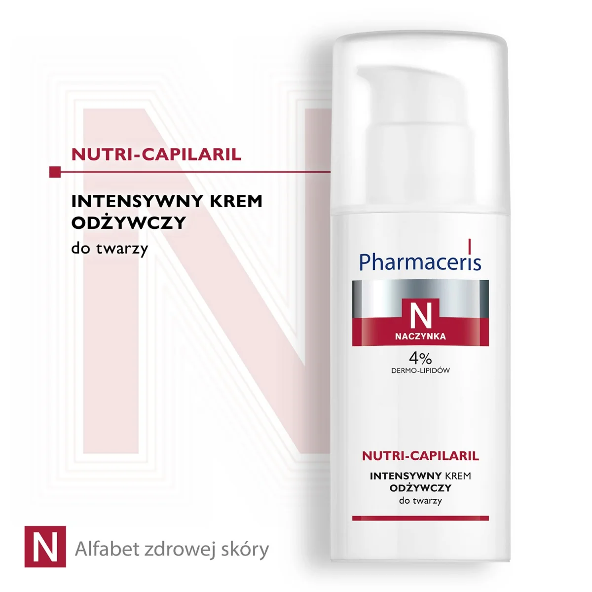 Pharmaceris N Nutri-Capilaril intensywny krem odżywczy do twarzy, 50 ml