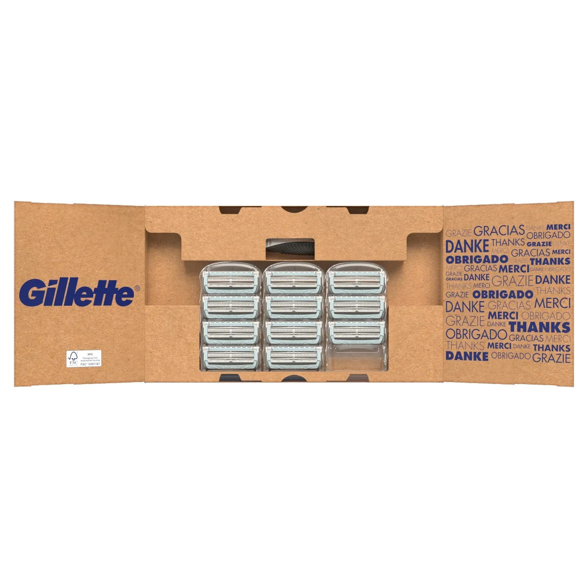 Gillette SkinGuard Sensitive maszynka do golenia dla mężczyzn, 1 rączka, 10 ostrzy wymiennych