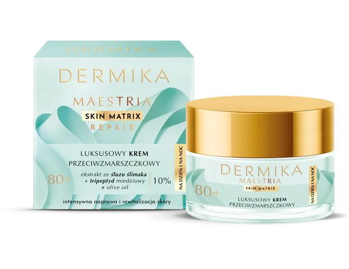 Dermika Maestria luksusowy krem przeciwzmarszczkowy 80+ na dzień i na noc, 50 ml