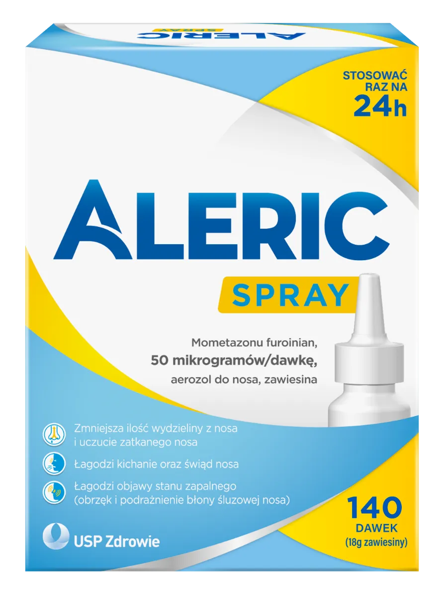 Aleric Spray 50 μg/dawkę aerozol do nosa zawiesina, 140 dawek
