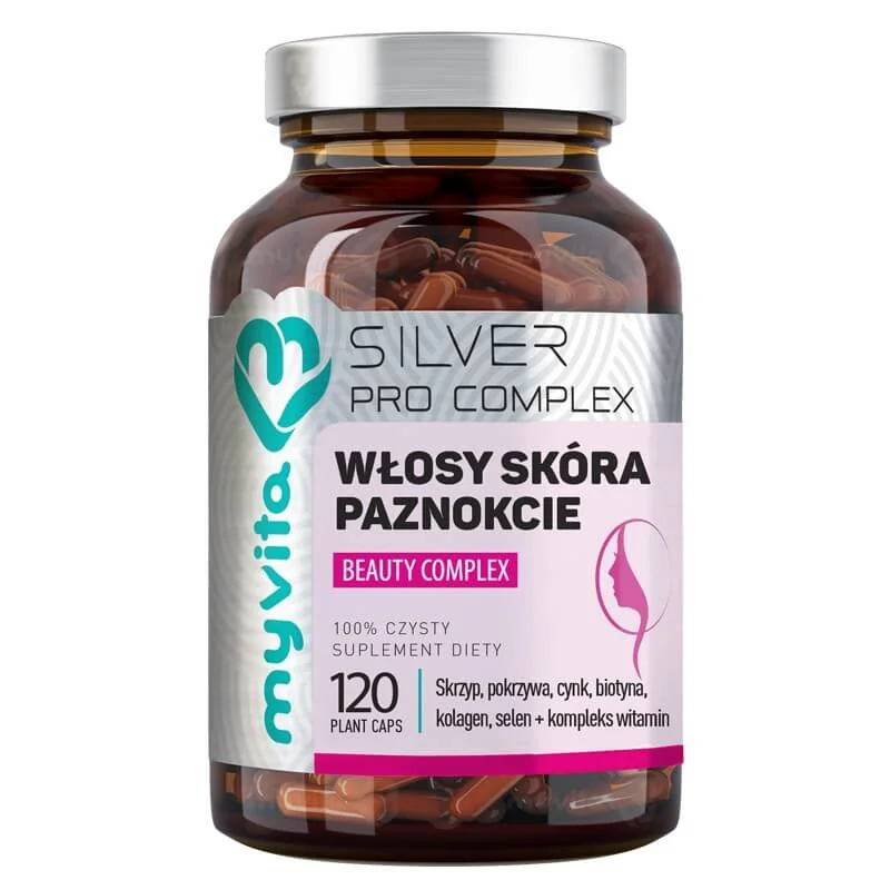 MyVita Silver Włosy Skóra Paznokcie 120 kapsułek
