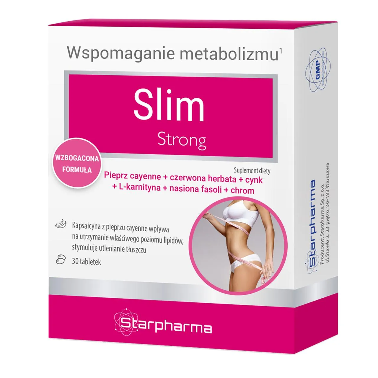  Slim Strong, suplement diety, 30 tabletek