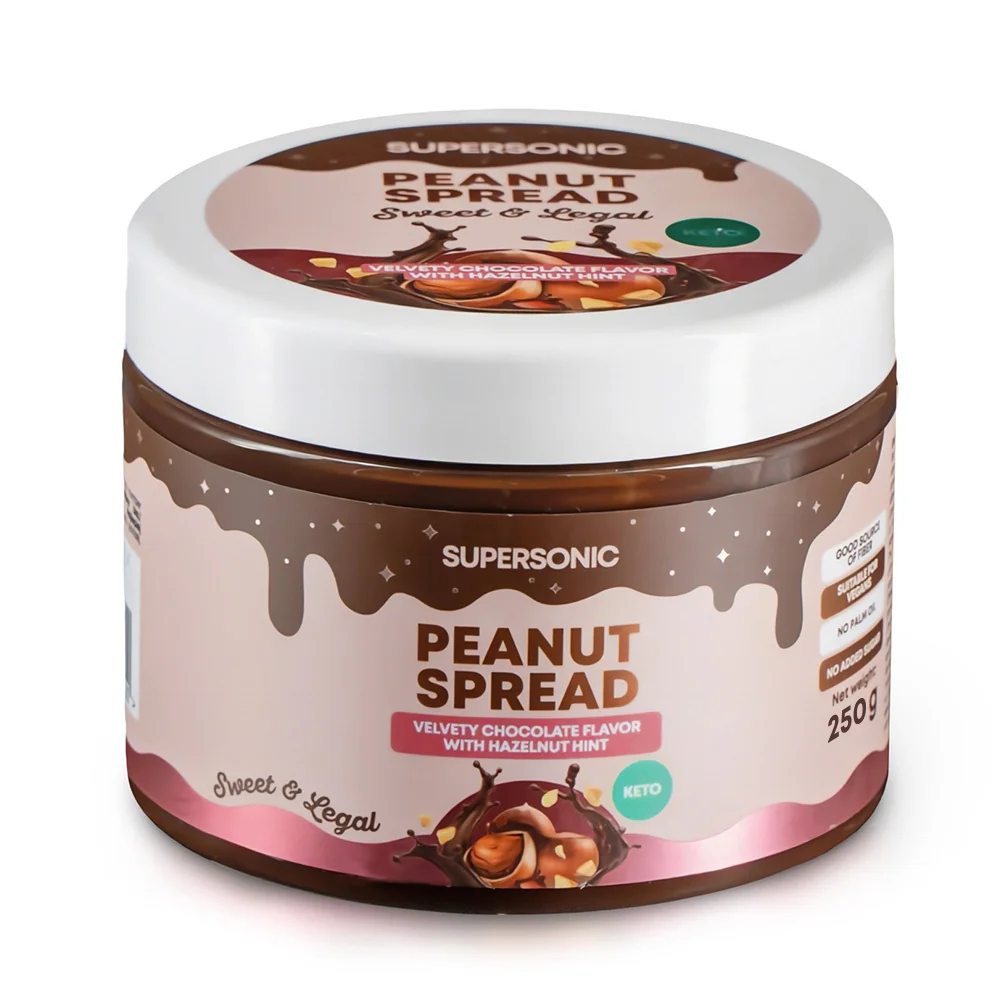 Supersonic krem orzechowy o smaku czekolady z nutą orzechową (low-carb), 250 g