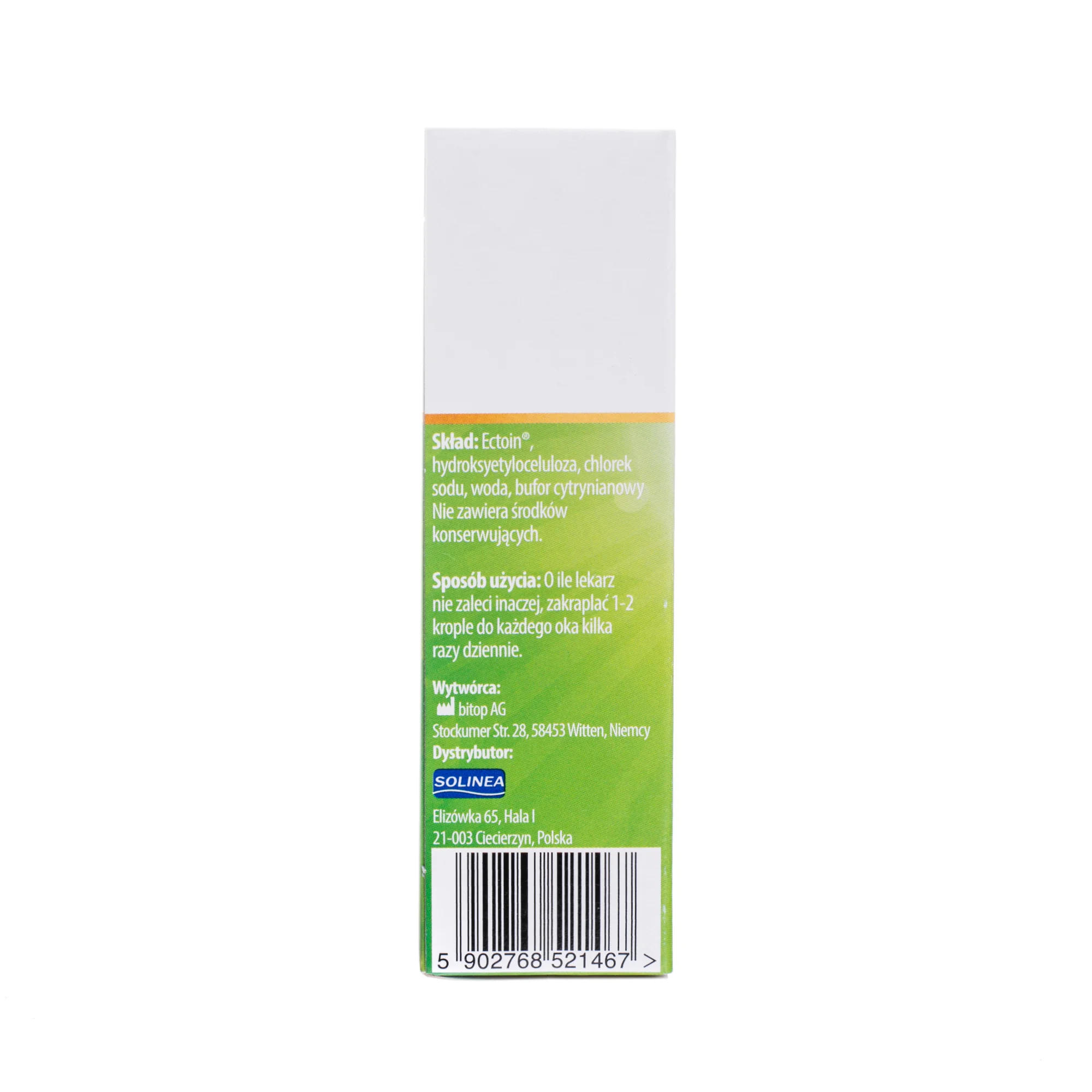 Alectoin krople do oczu z ektoiną, 10 ml