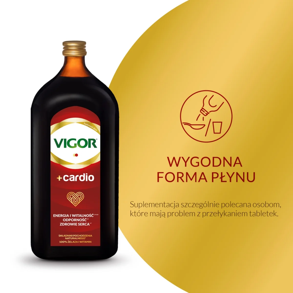 Vigor+ Cardio suplement diety, 1000 ml