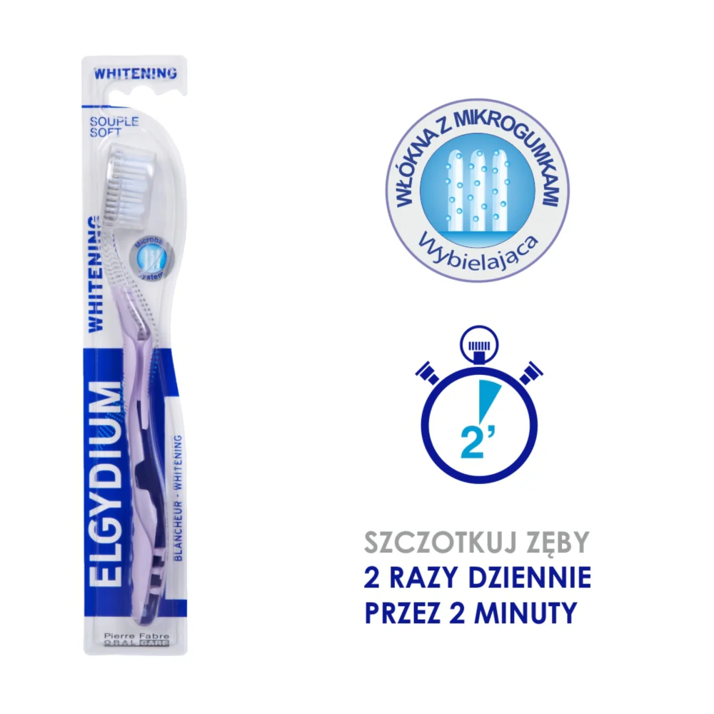 Elgydium Microball szczoteczka do zębów medium, 1 szt.