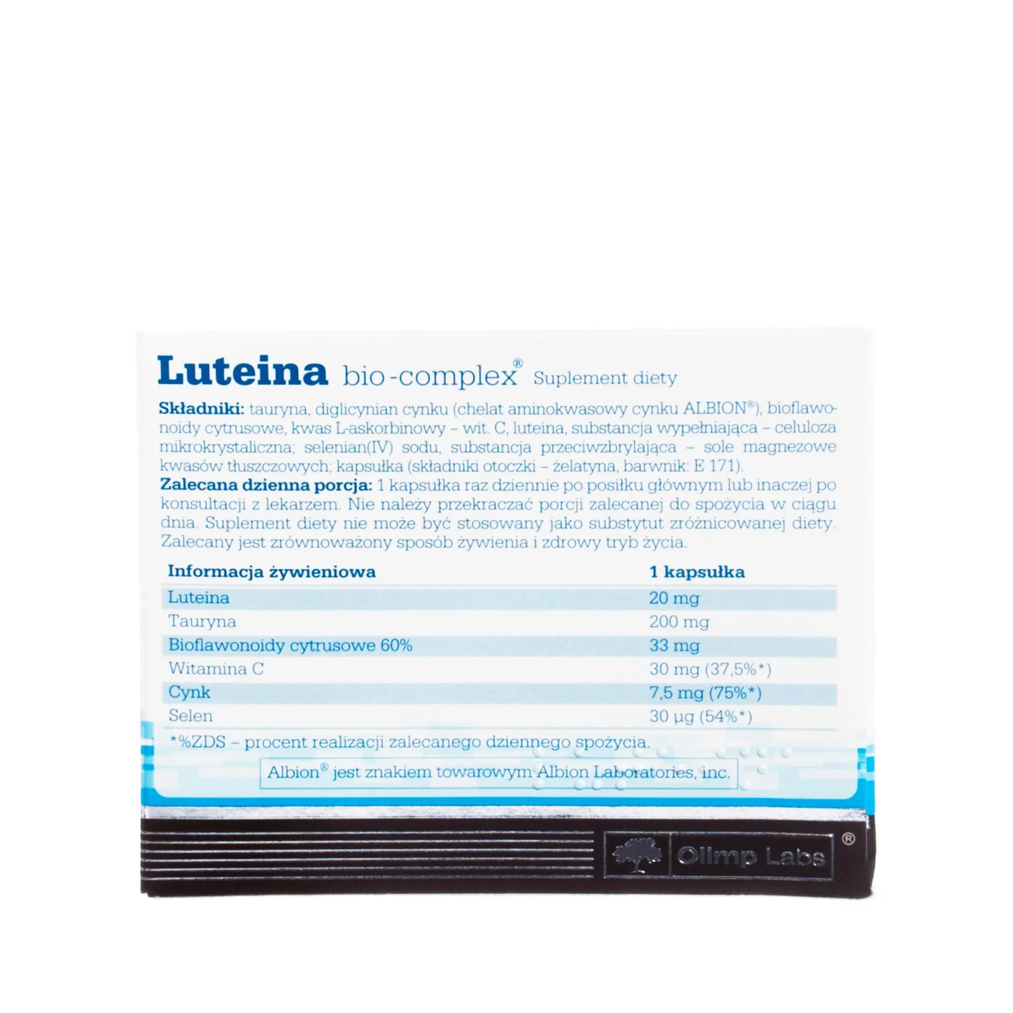 Olimp Luteina Bio-Complex, suplement diety, 30 kapsułek 