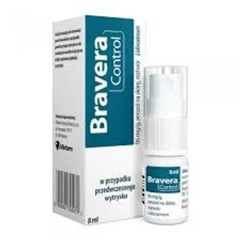 Bravera Control 96 mg/g, aerozol na skórę, 8 ml 
