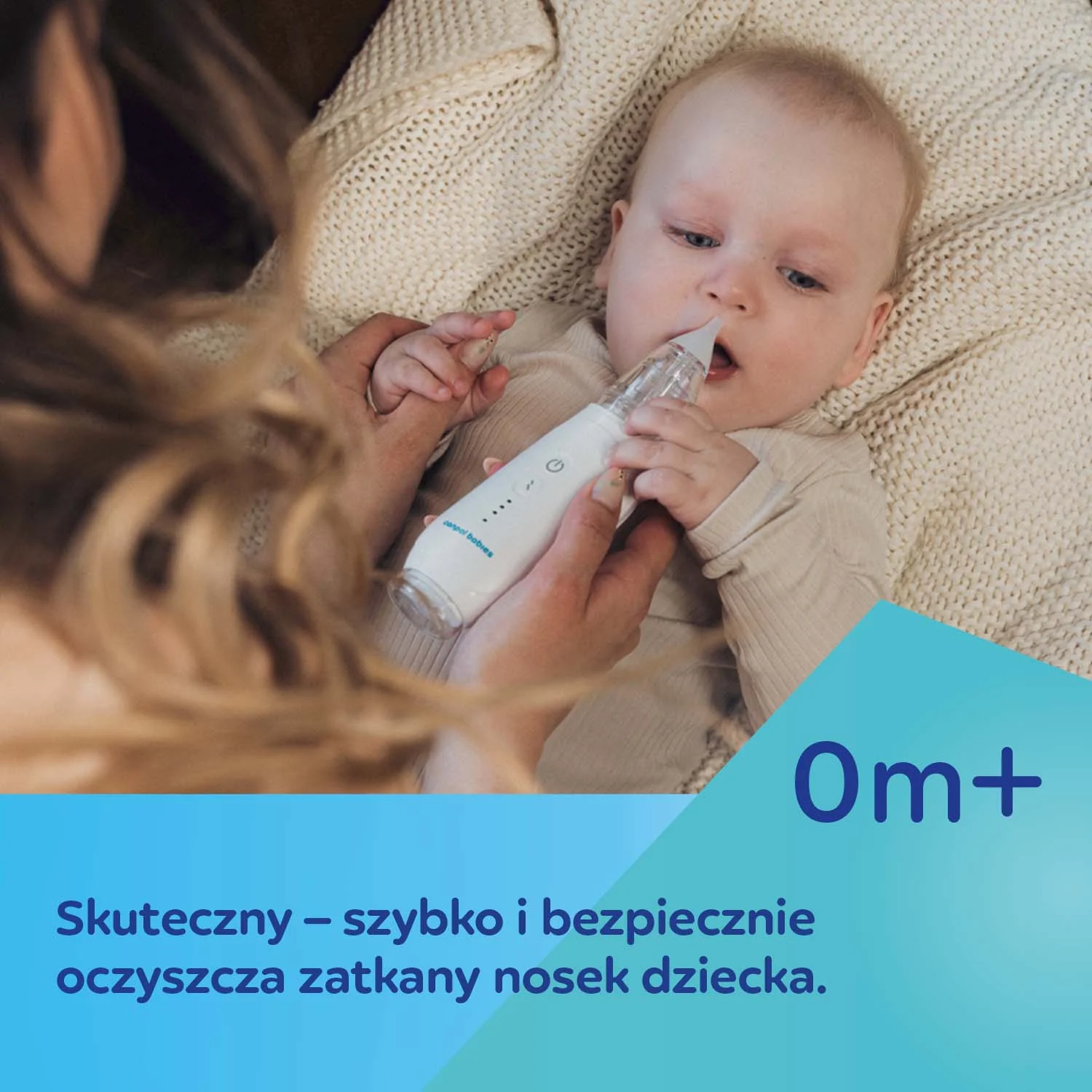 Canpol Babies Elektryczny aspirator do nosa Easy Natural 9/319, 1 sztuka
