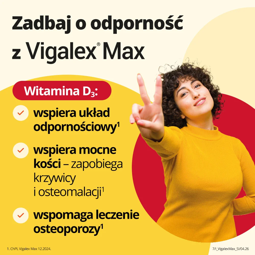 Vigalex Max 4000 IU (100 µg), 60 tabletek