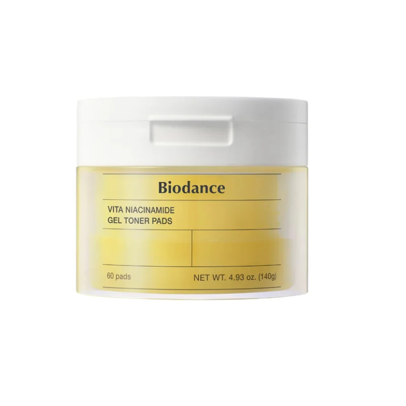 Biodance Vita Niacinamide Gel Toner Pads tonizujące płatki do twarzy z niacynamidem, 60 sztuk
