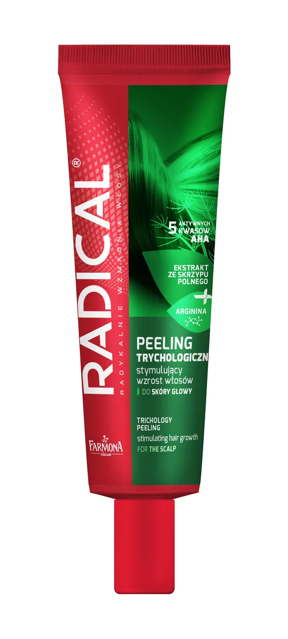 Radical, peeling trychologiczny do skóry głowy stymulujący wzrost włosów, 75 ml 