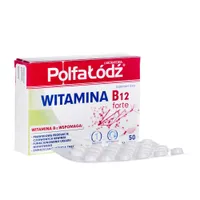 Witamina B12 Forte Polfa Łódź, 50 tabletek