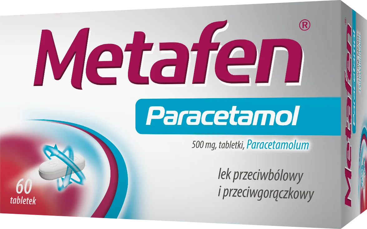 Metafen Paracetamol 500 mg 60 tabletek