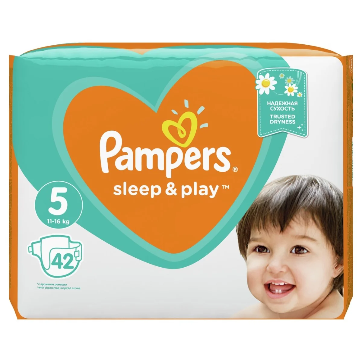 Pampers Sleep & Play pieluchy, rozmiar 5, 11-16kg, 42 szt.