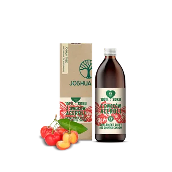 Joshua Tree sok z owoców aceroli z dodatkiem witaminy C, suplement diety, 500 ml 