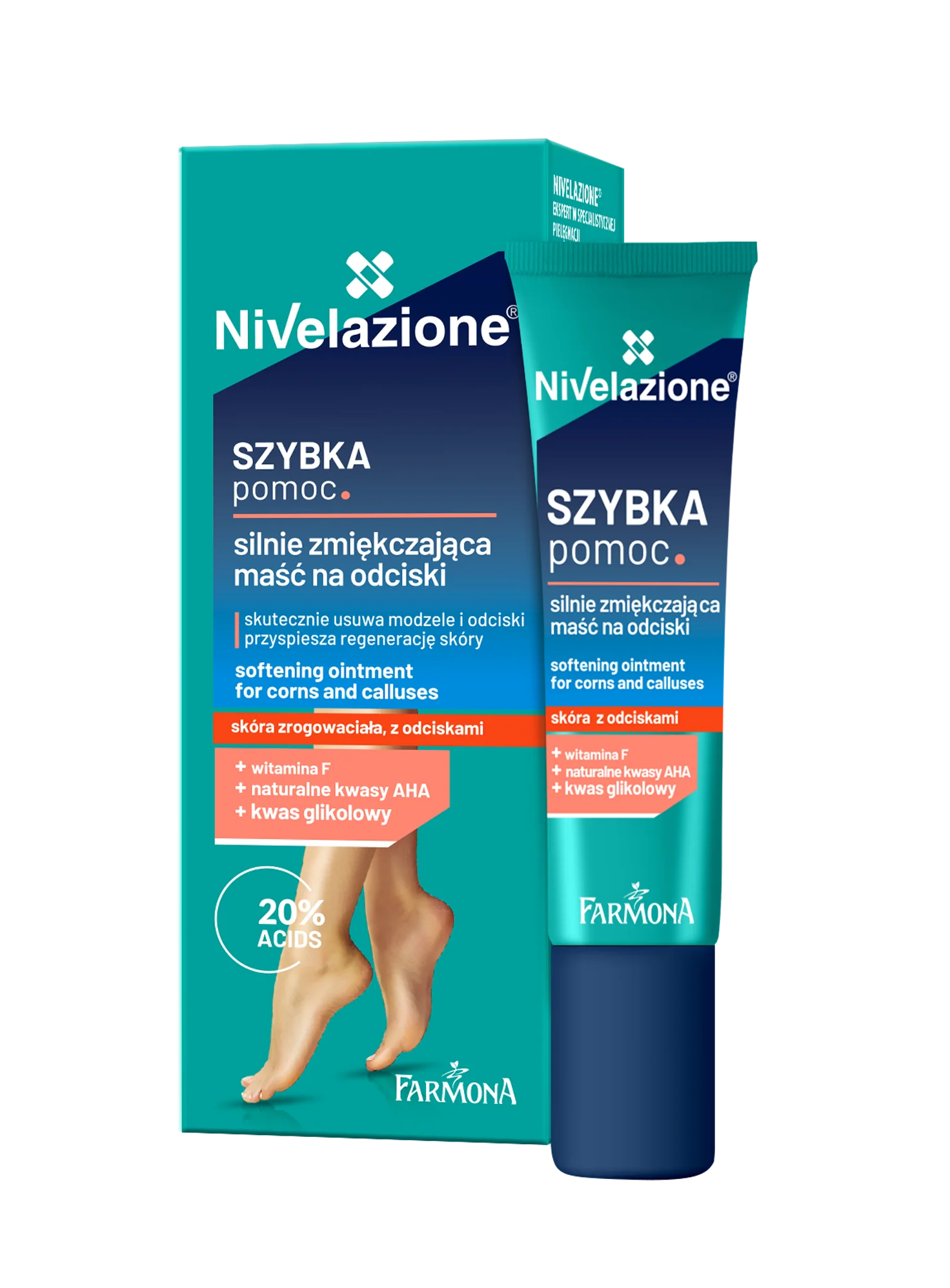 Nivelazione silnie zmiękczająca maść na odciski, 15 ml