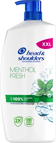 Head & Shoulders Menthol Fresh codzienny szampon przeciwłupieżowy, 800 ml (z pompką)