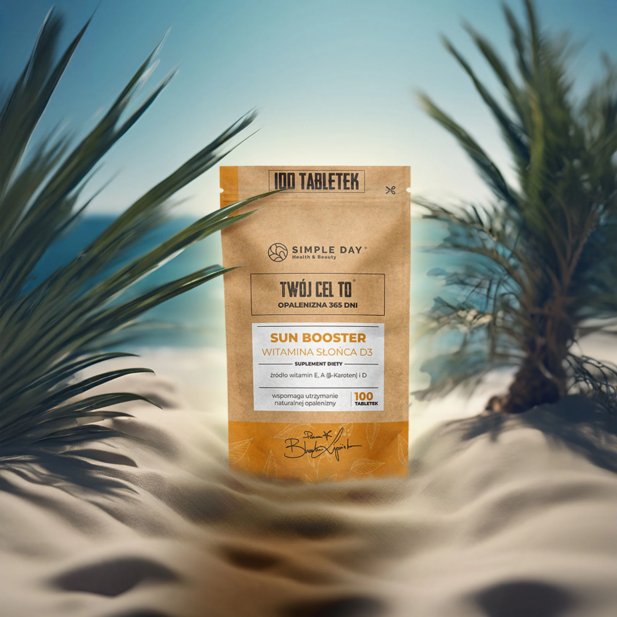 Twój cel to: Opalenizna 365 dni - Sun Booster 100 tabletek