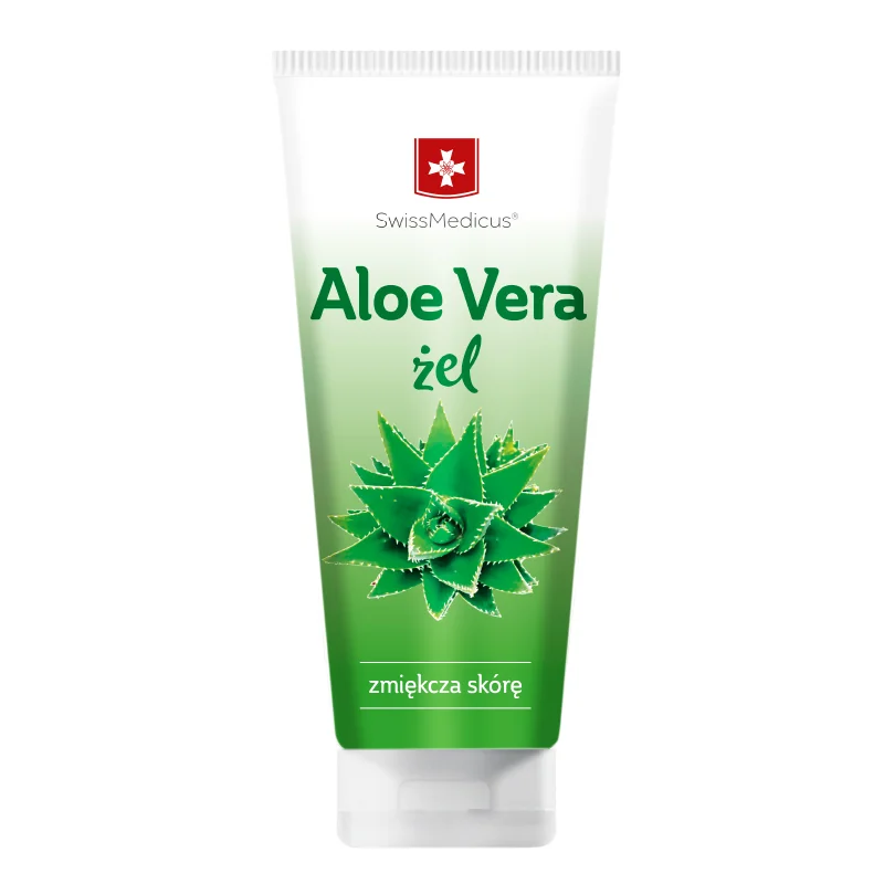 Swiss Medicus® Aloe Vera Żel zmiękczający skórę, 200 ml