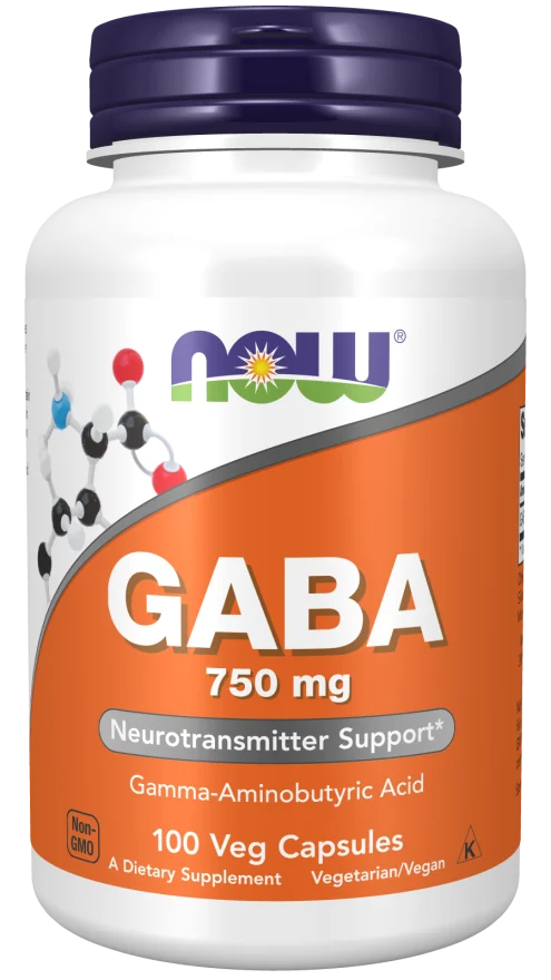 Now Foods GABA 750 mg 100 kapsułek