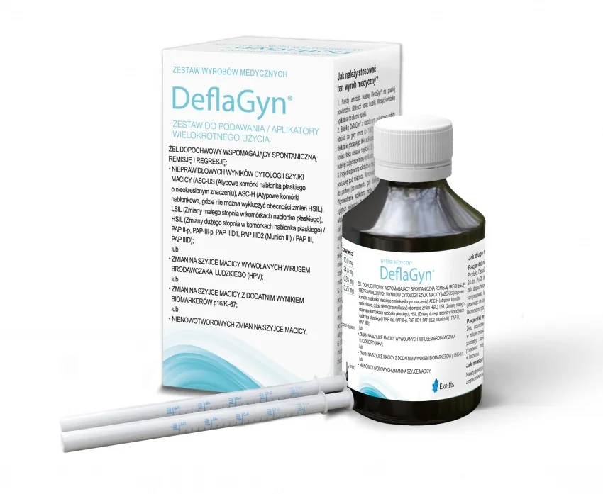 DeflaGyn żel dopochwowy, 150 ml (+ 2 aplikatory)
