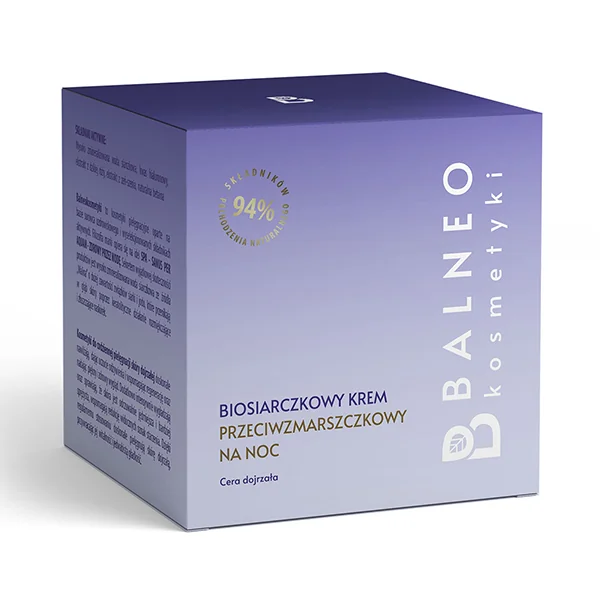Balneokosmetyki biosiarczkowy krem przeciwzmarszczkowy na noc, 50 ml