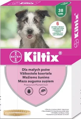 Kiltix 1,25 g + 0,28 g, obroża dla małych psów < 10 kg, 1 sztuka