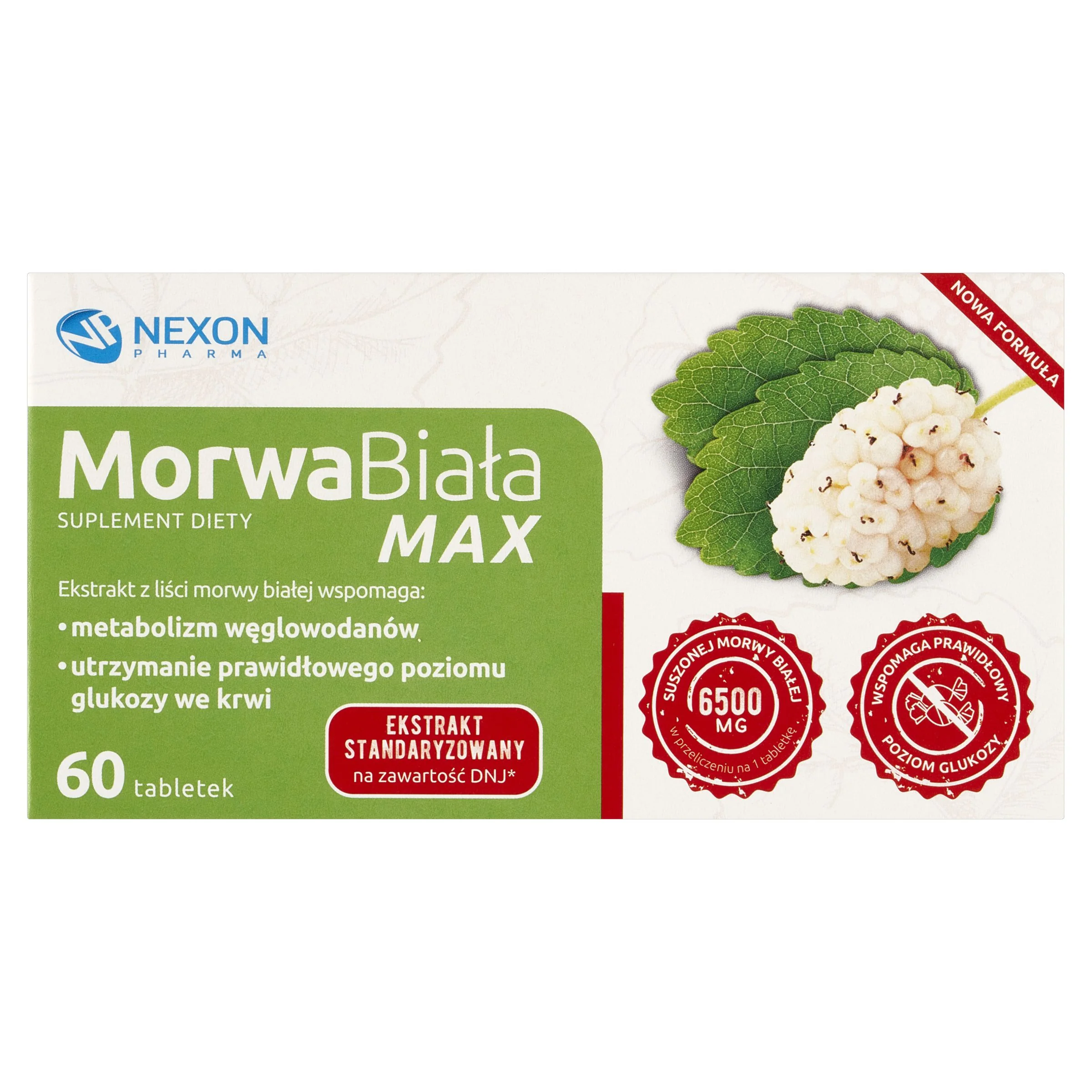 Nexon Morwa Biała Max 60 tabletek