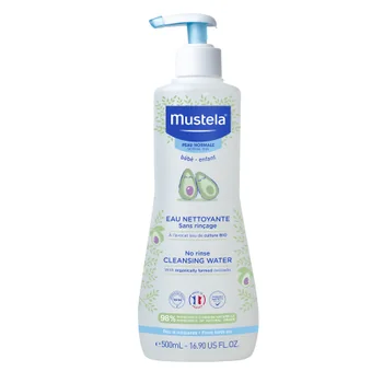 Mustela Bebe Enfant delikatna woda oczyszczająca bez spłukiwania, 500 ml