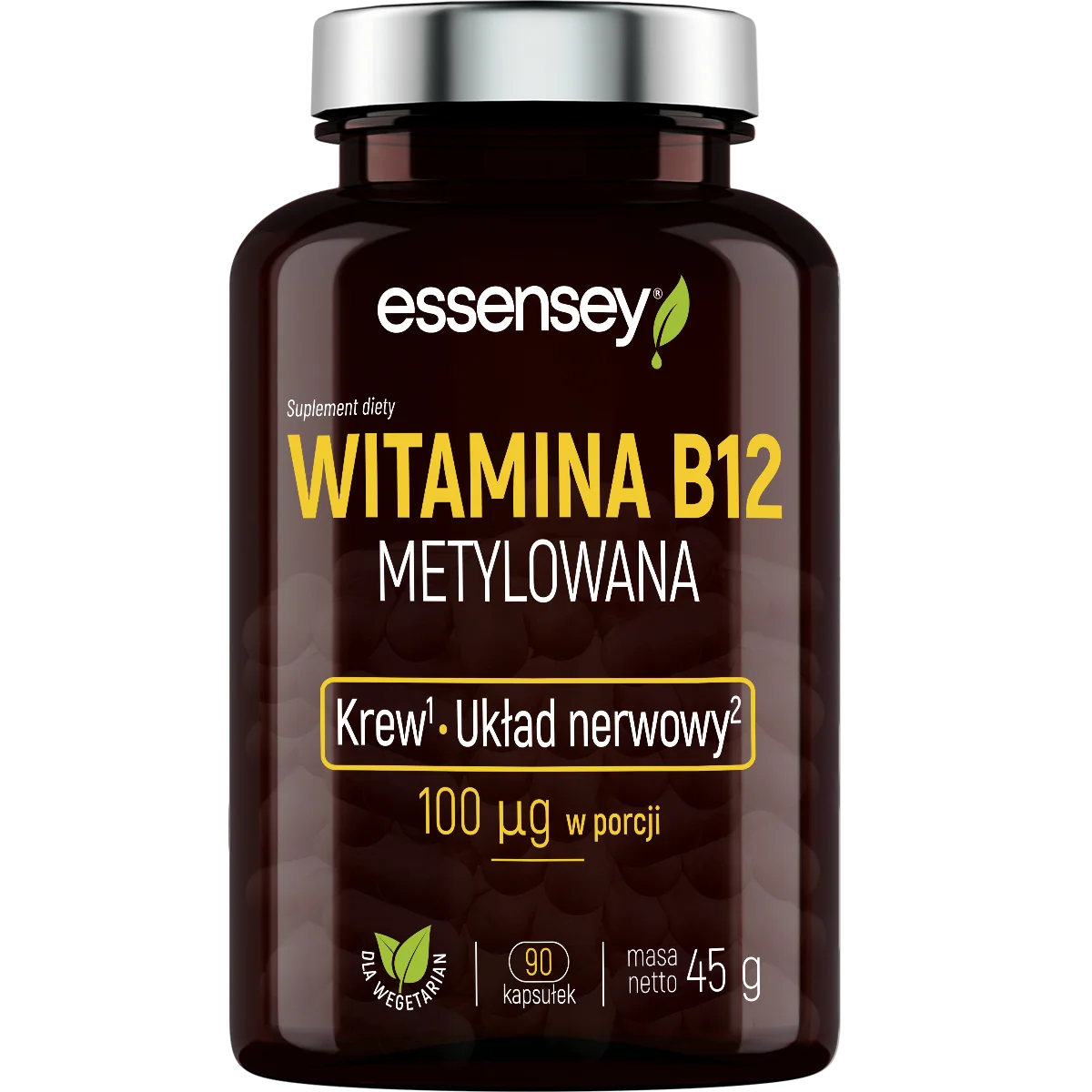Essensey Witamina B12 Metylowana 90 kapsułek