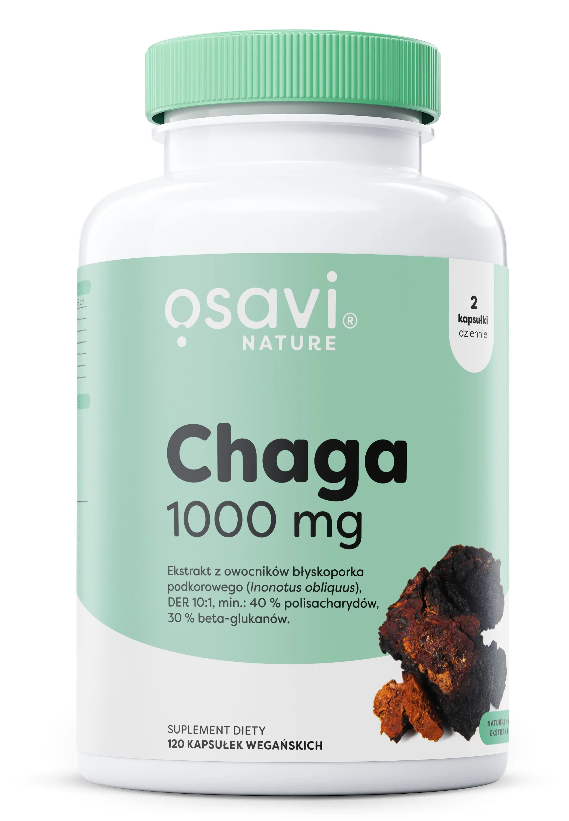 Osavi Chaga 120 kapsułek wegańskich