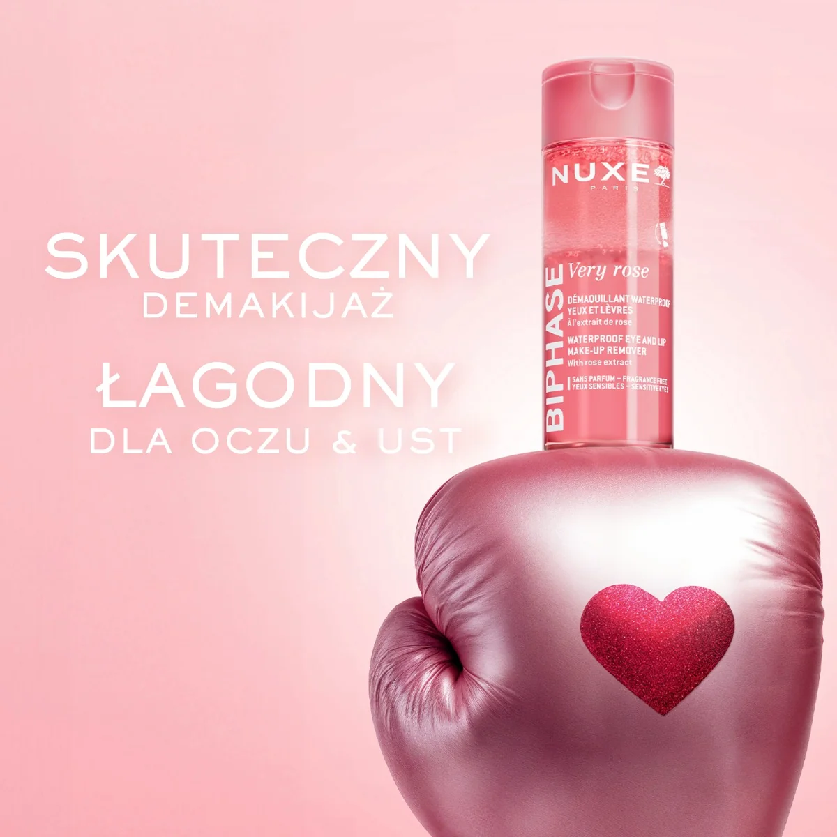 Nuxe Very Rose duwfazowy płyn do demakijażu, 100 ml
