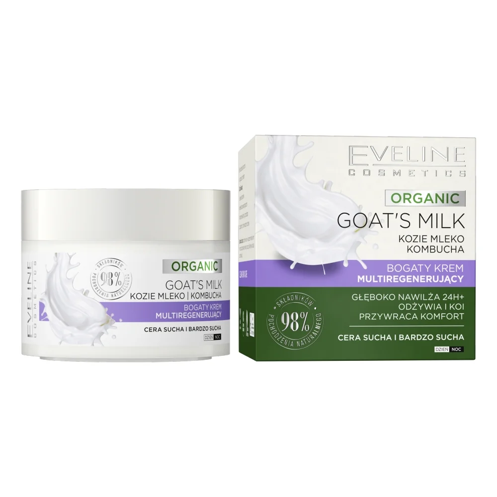 Eveline Cosmetics Goat`s Milk bogaty krem multiregenerujący, 50 ml