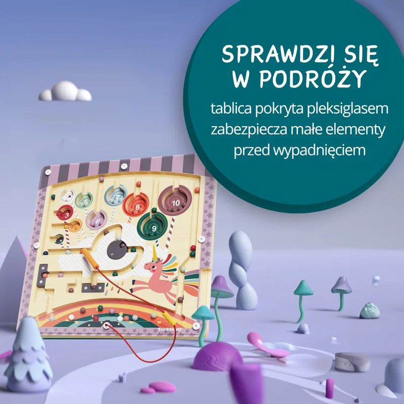 Top Bright Fantastyczny jednorożec labirynt magnetyczny 36 m+