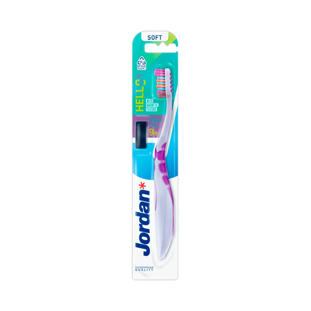 Jordan Hello Smile szczoteczka do zębów dla dzieci od 9 roku życia, 1 szt.