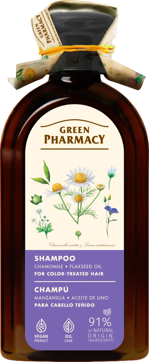 Green Pharmacy Rumianek lekarski szampon do włosów osłabionych i zniszczonych, 350 ml