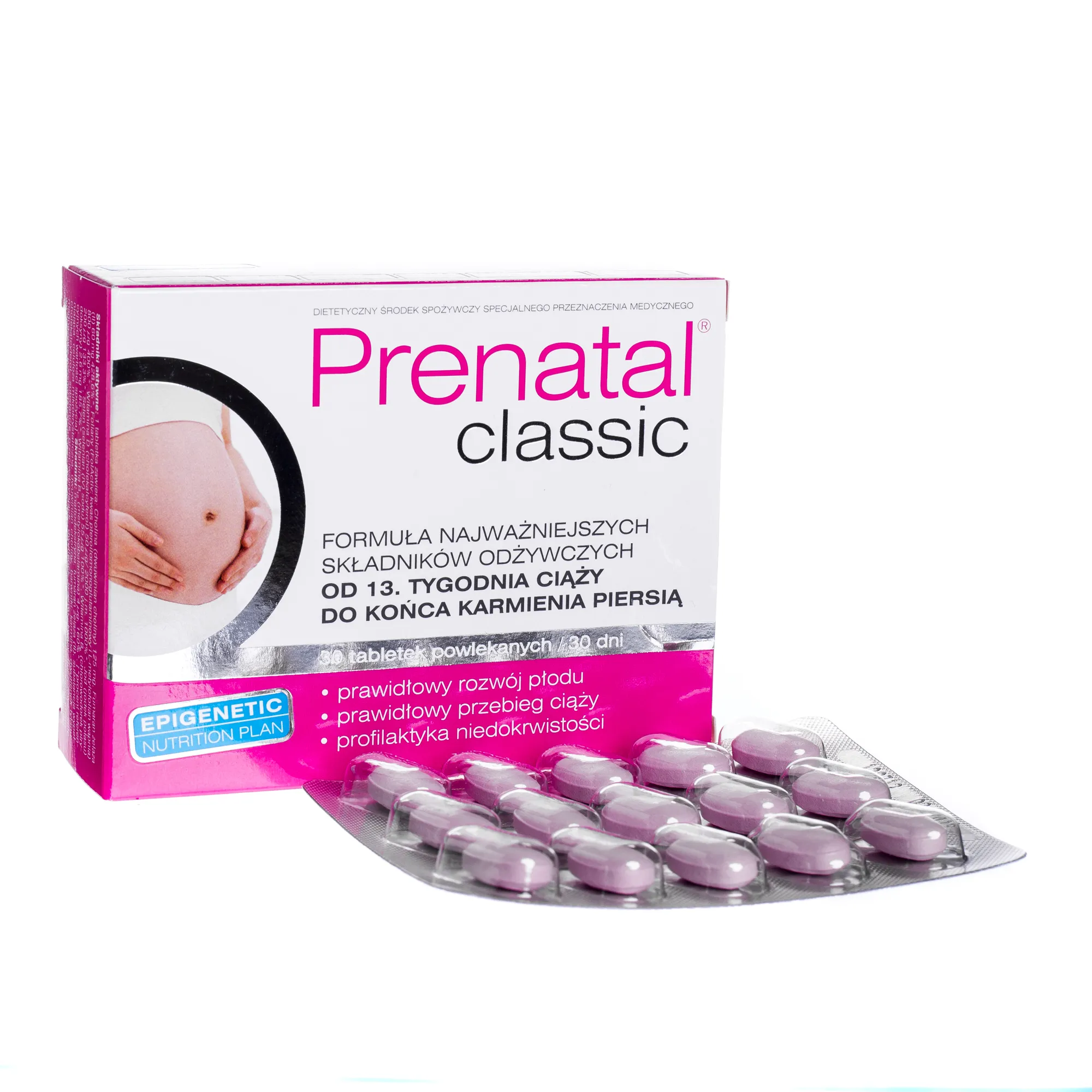 Prenatal classic, 30 tabletek powlekanych