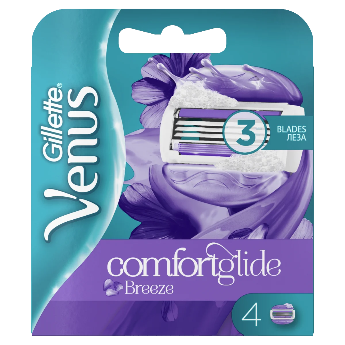 Gillette Venus ComfortGlide Breeze ostrza do maszynki do golenia, 4 szt.