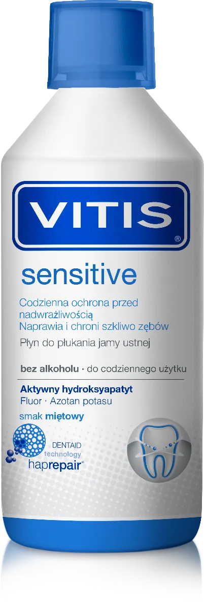Vitis Sensitive, plyn do płukania jamy ustnej, 500 ml