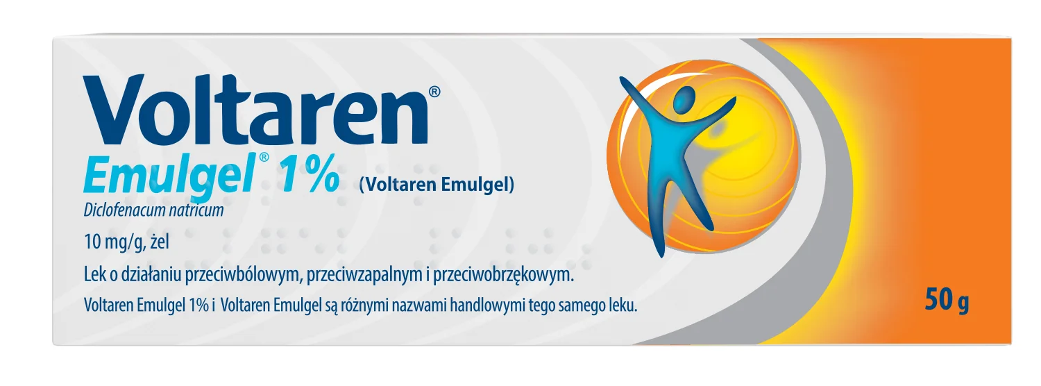 Voltaren Emulgel 10 mg/g, import równoległy żel, 50 g
