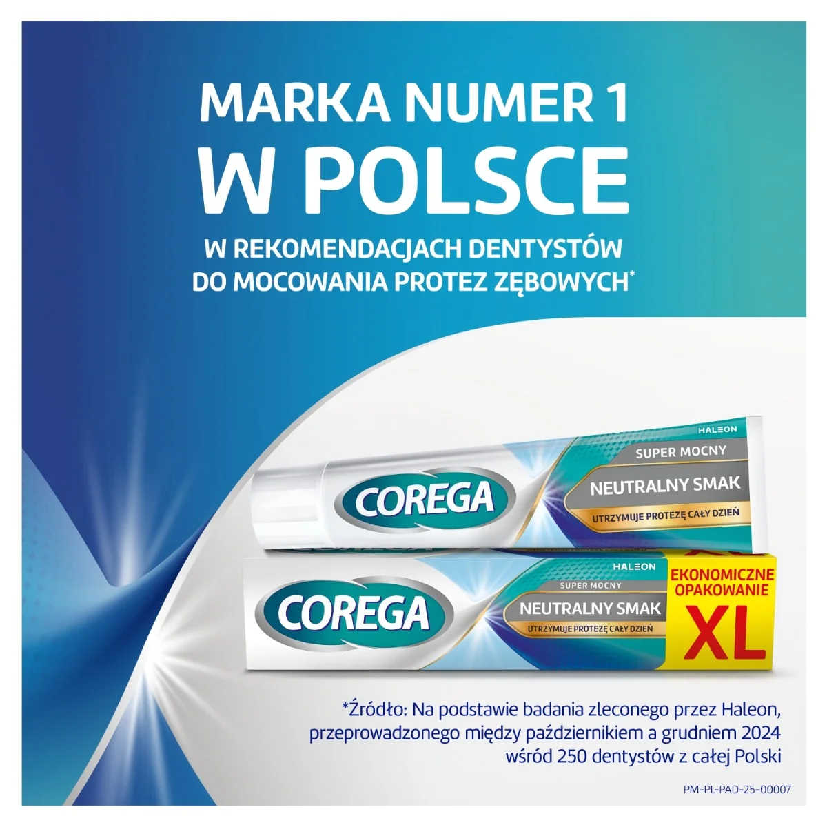 Corega Super Mocny XL krem mocujący do protez zębowych, smak neutralny, 70 g