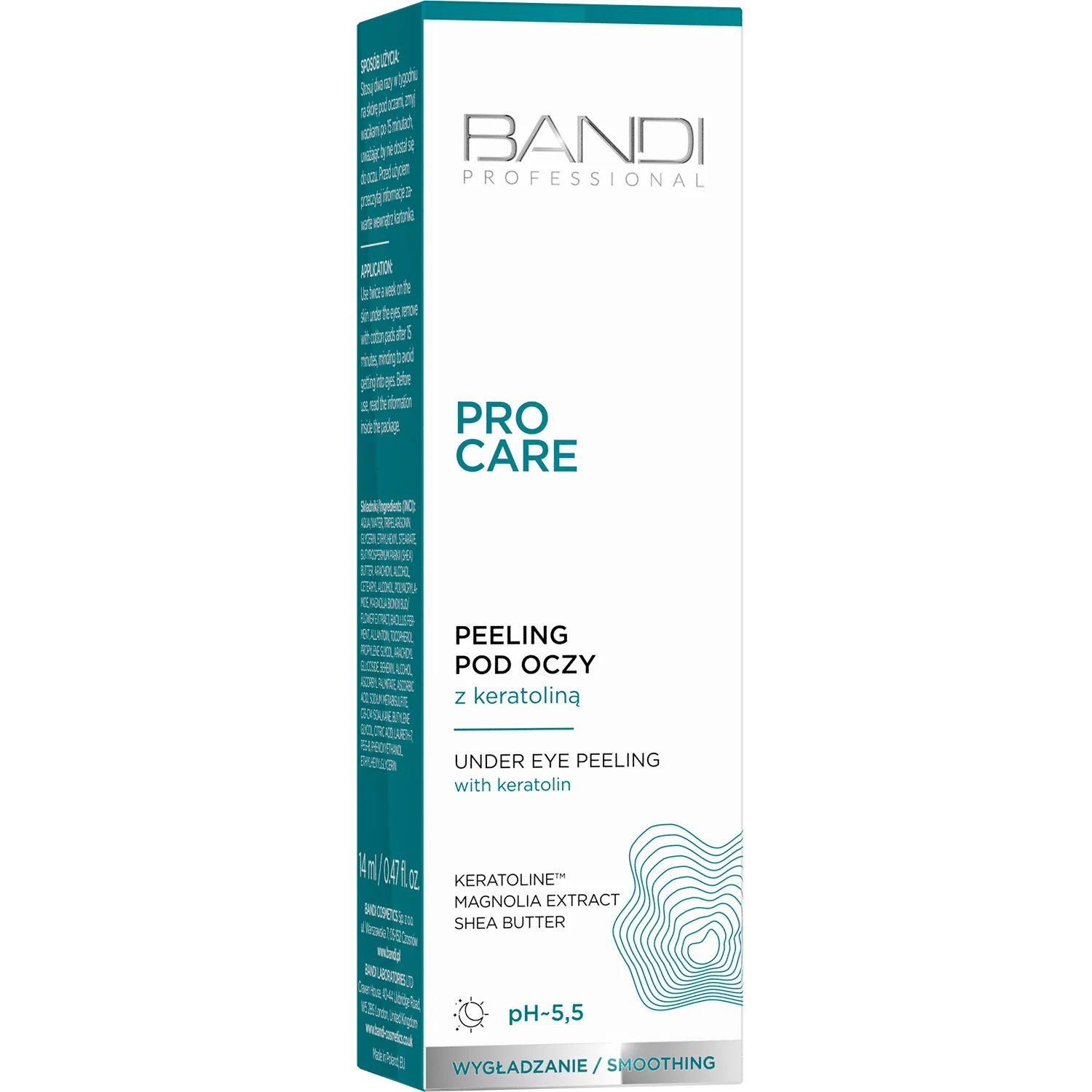 Bandi Pro Care peeling pod oczy z keratoliną, 14 ml